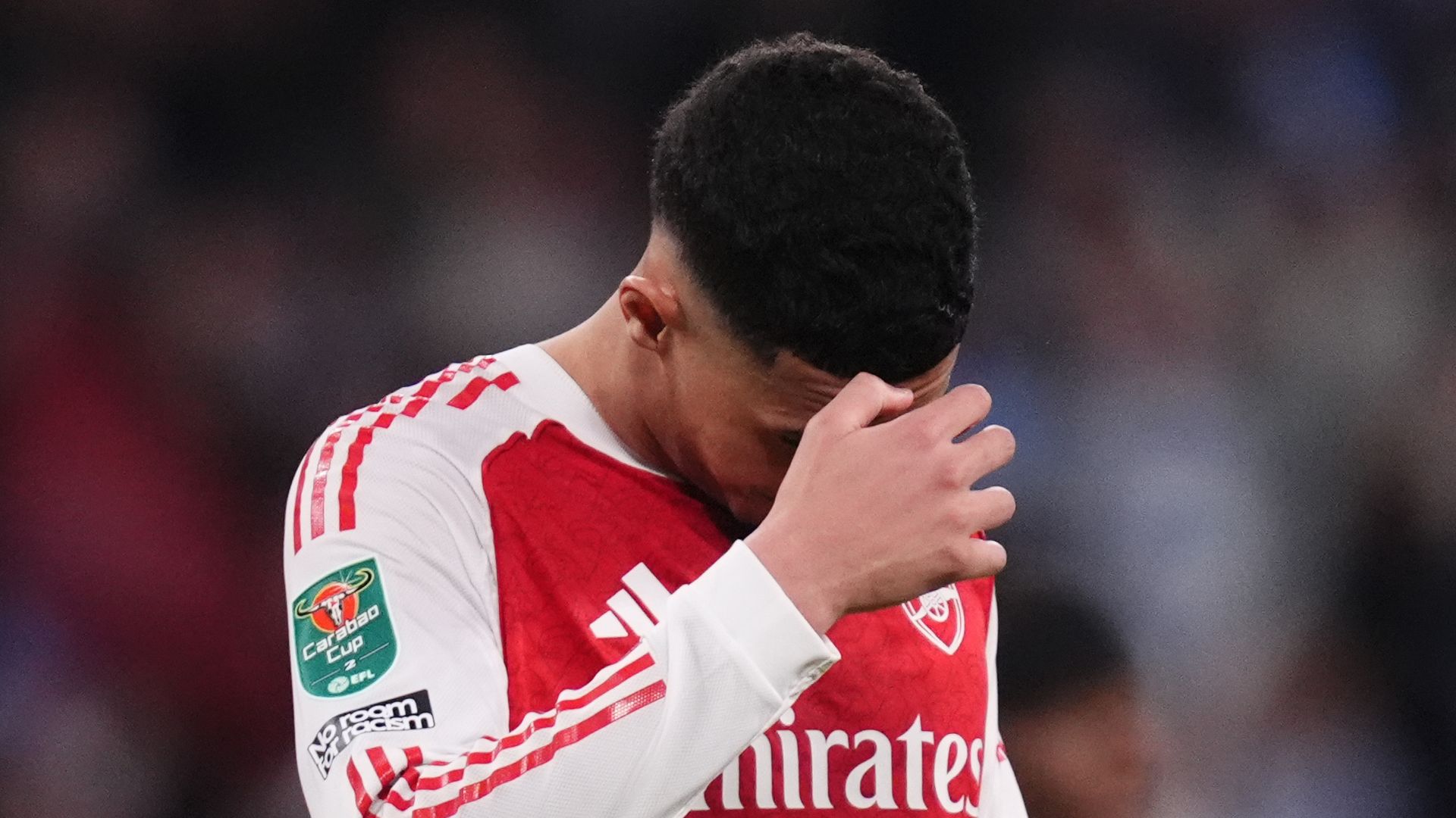 William Saliba out for extended period with back injury