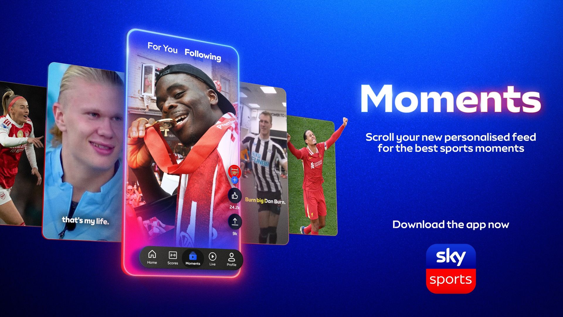 Sky Sports App Launches New Personalized Video Feed