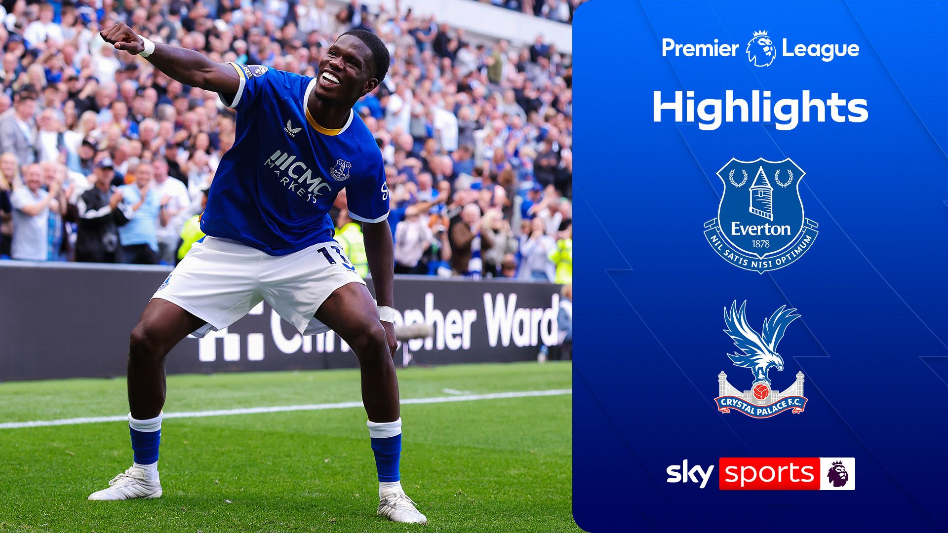 Everton 2-0 Crystal Palace: Toffees Spoil Sage's Premier League Debut