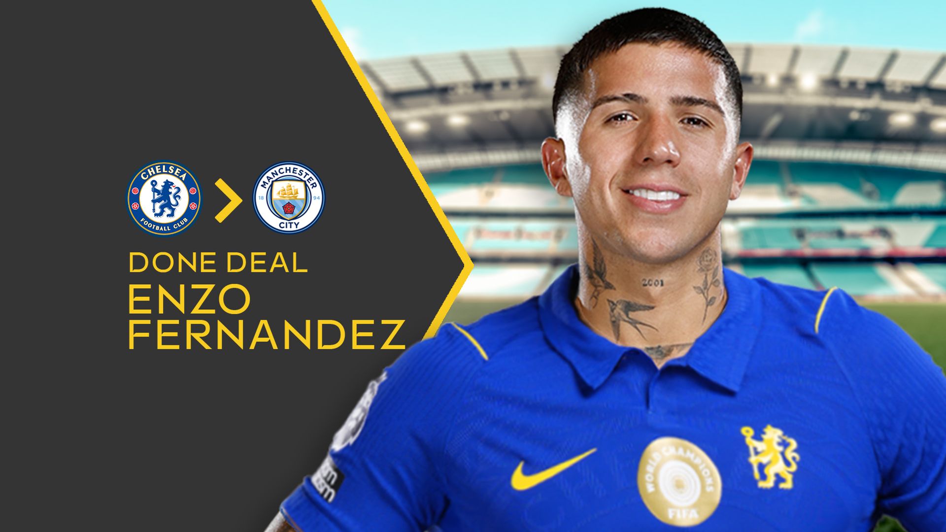 Man City Sign Enzo Fernandez in £125m British-Record Deal