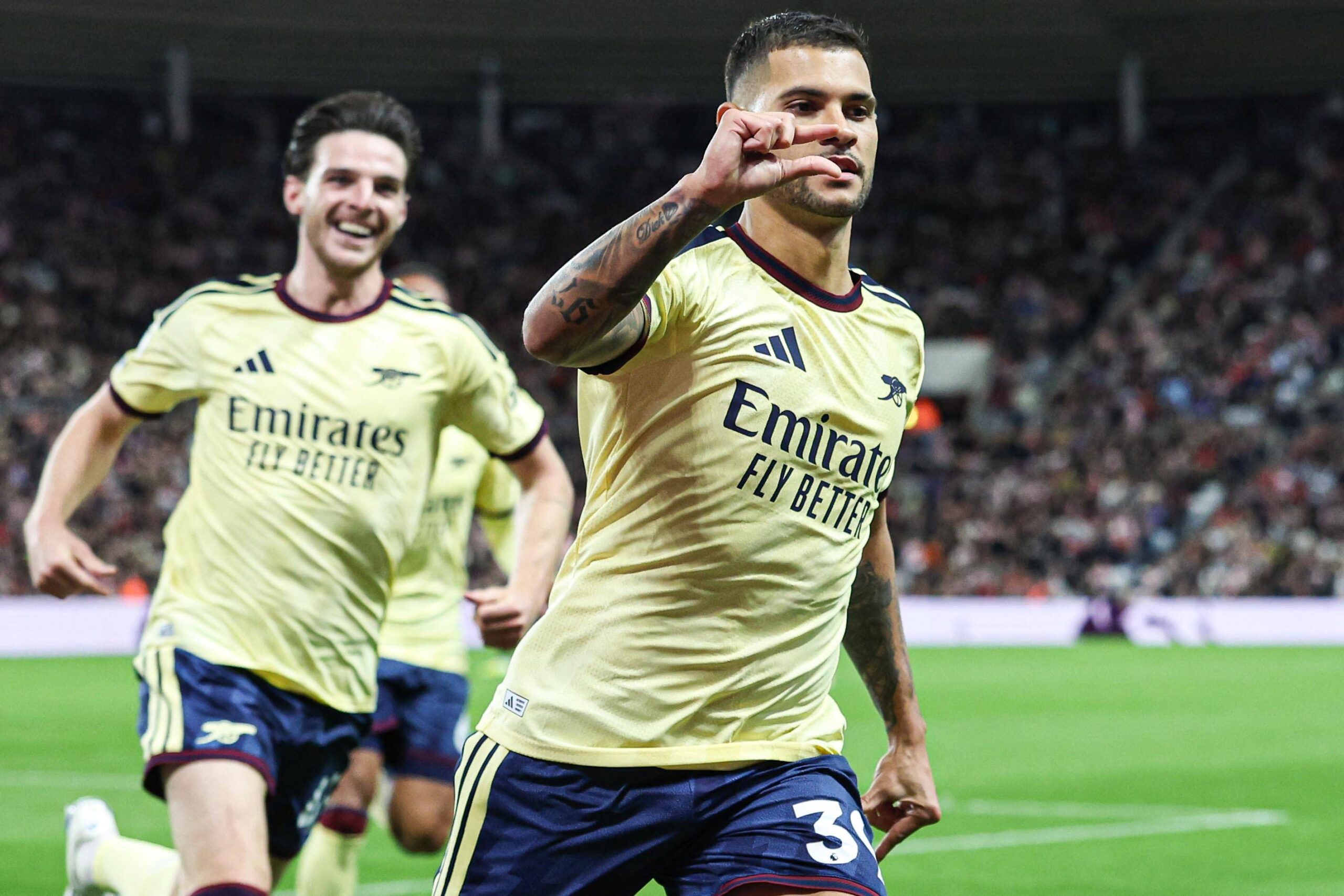 Arsenal Player Ratings: Raya 9, Guimaraes 8 in Sunderland Win