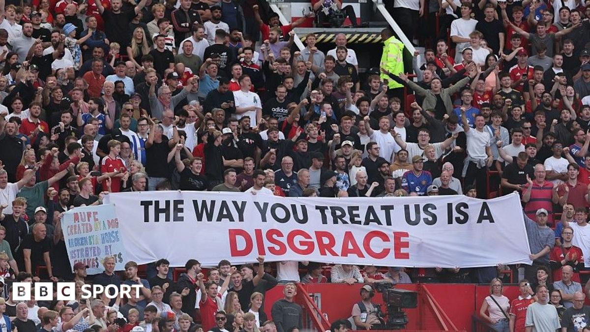 Man Utd protests: Fans slam Ratcliffe and Glazers before Man City derby
