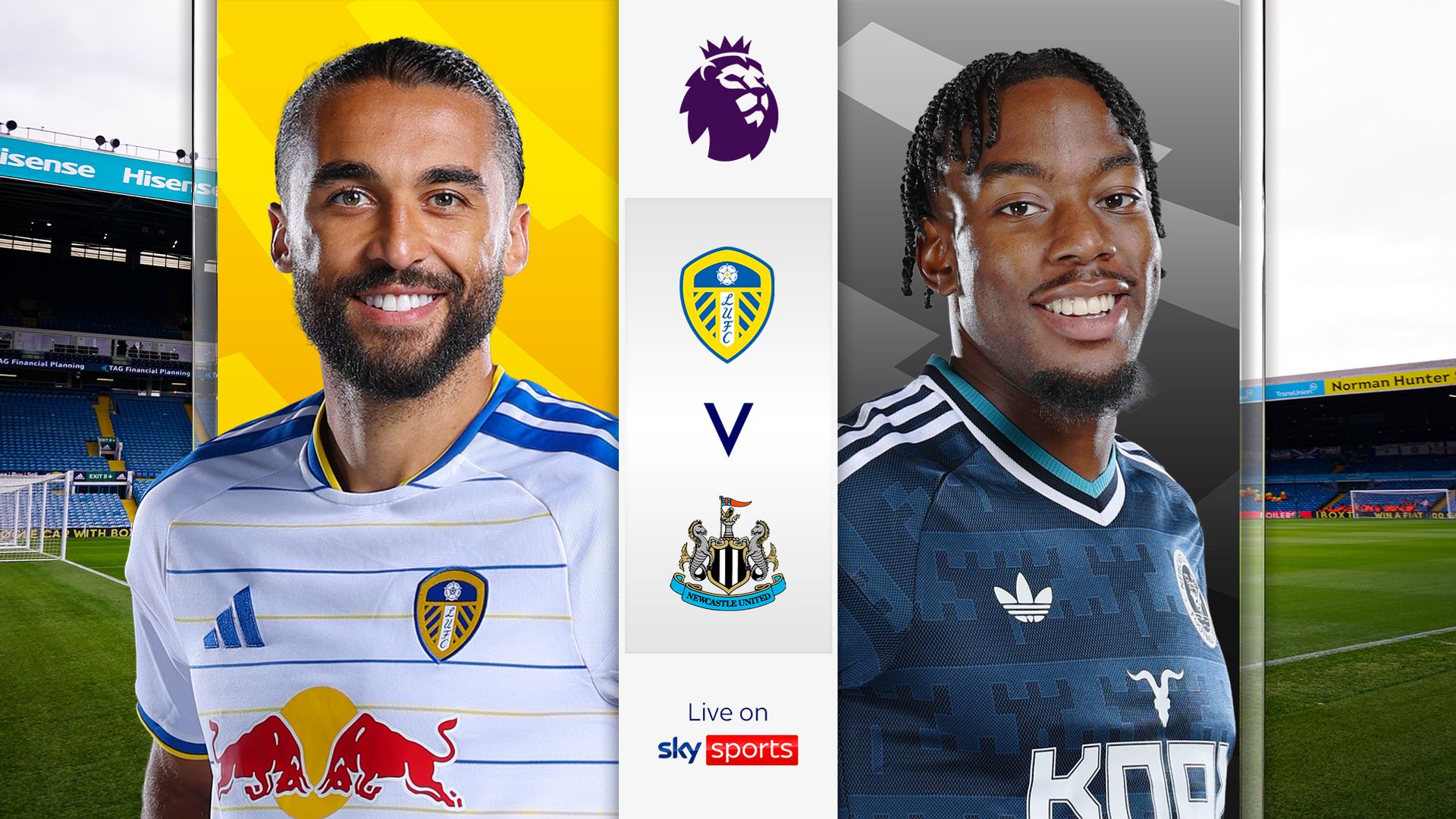 Leeds gegen Newcastle: Team-News, Anstoß & TV-Details