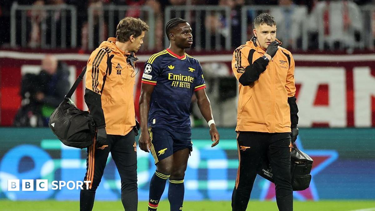 Saka Injury 'Does Not Look Good' as Arsenal Draw Bayern