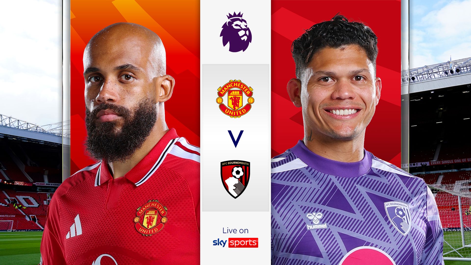 Man Utd vs Bournemouth Team Carrick's Bruno Fernandes Call